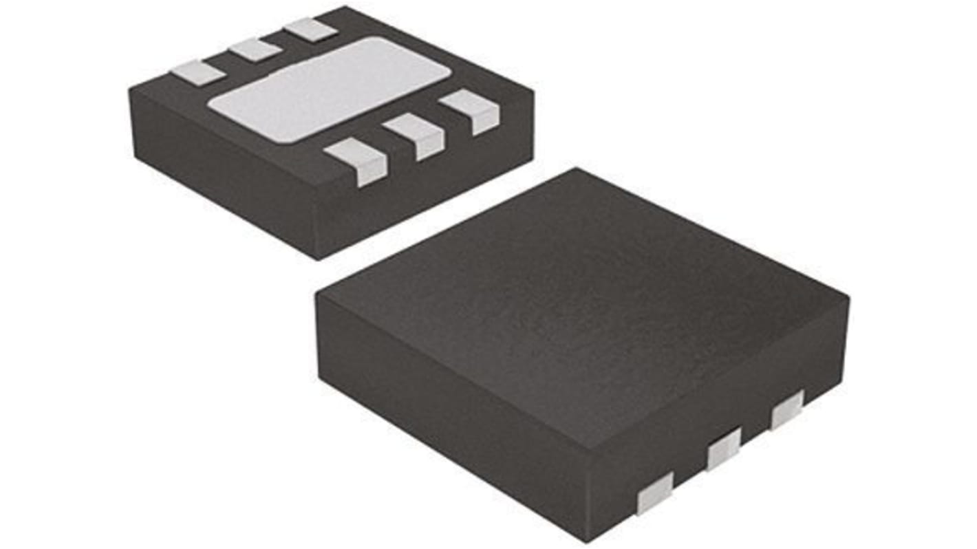 onsemi NCS2202AMUTBG komparátor, Nyitott elvezető, 6-tüskés, UDFN