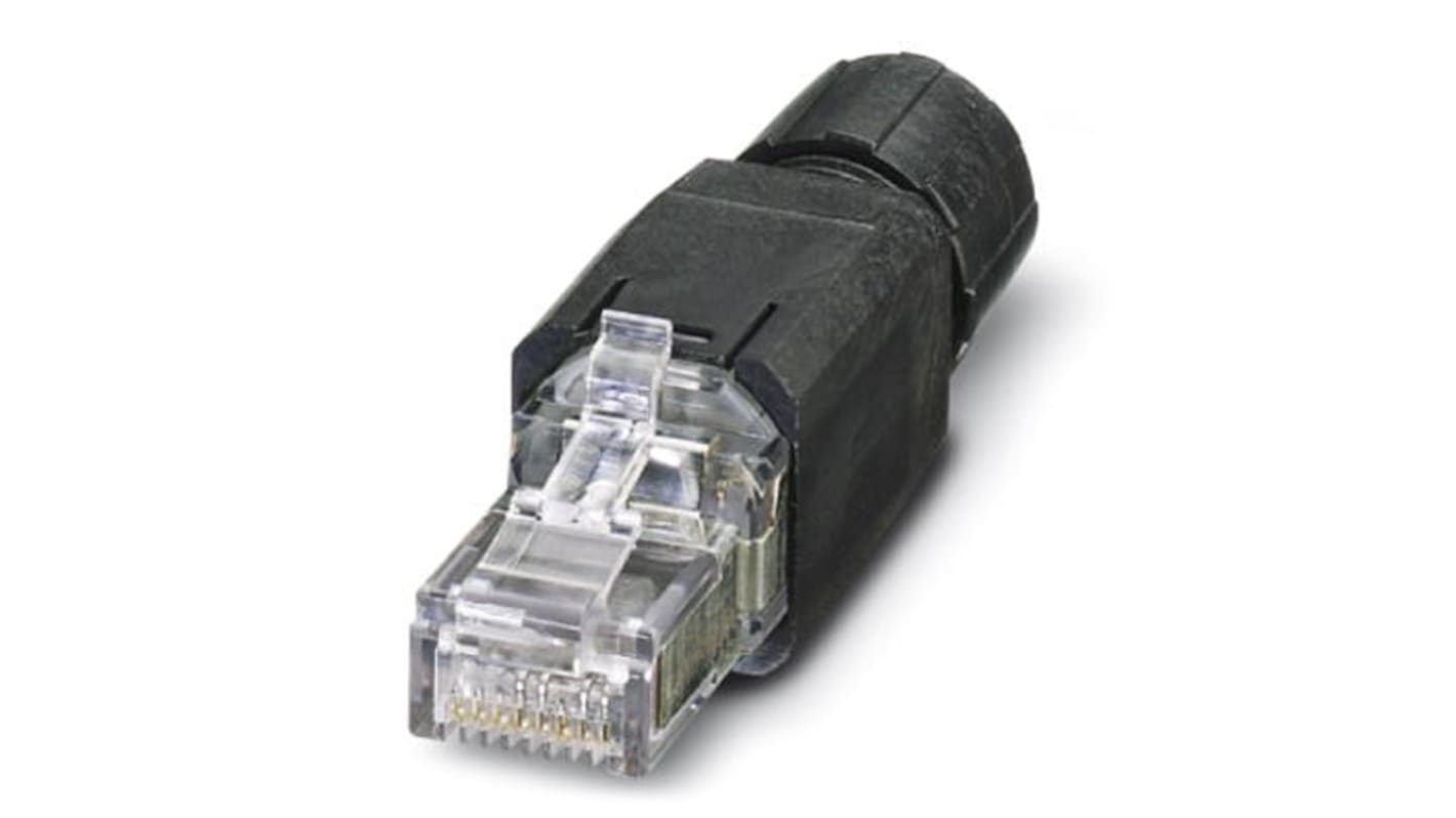 Conector RJ45 Cat5 Macho Phoenix Contact serie VS-08, de 8 vías, apantallado