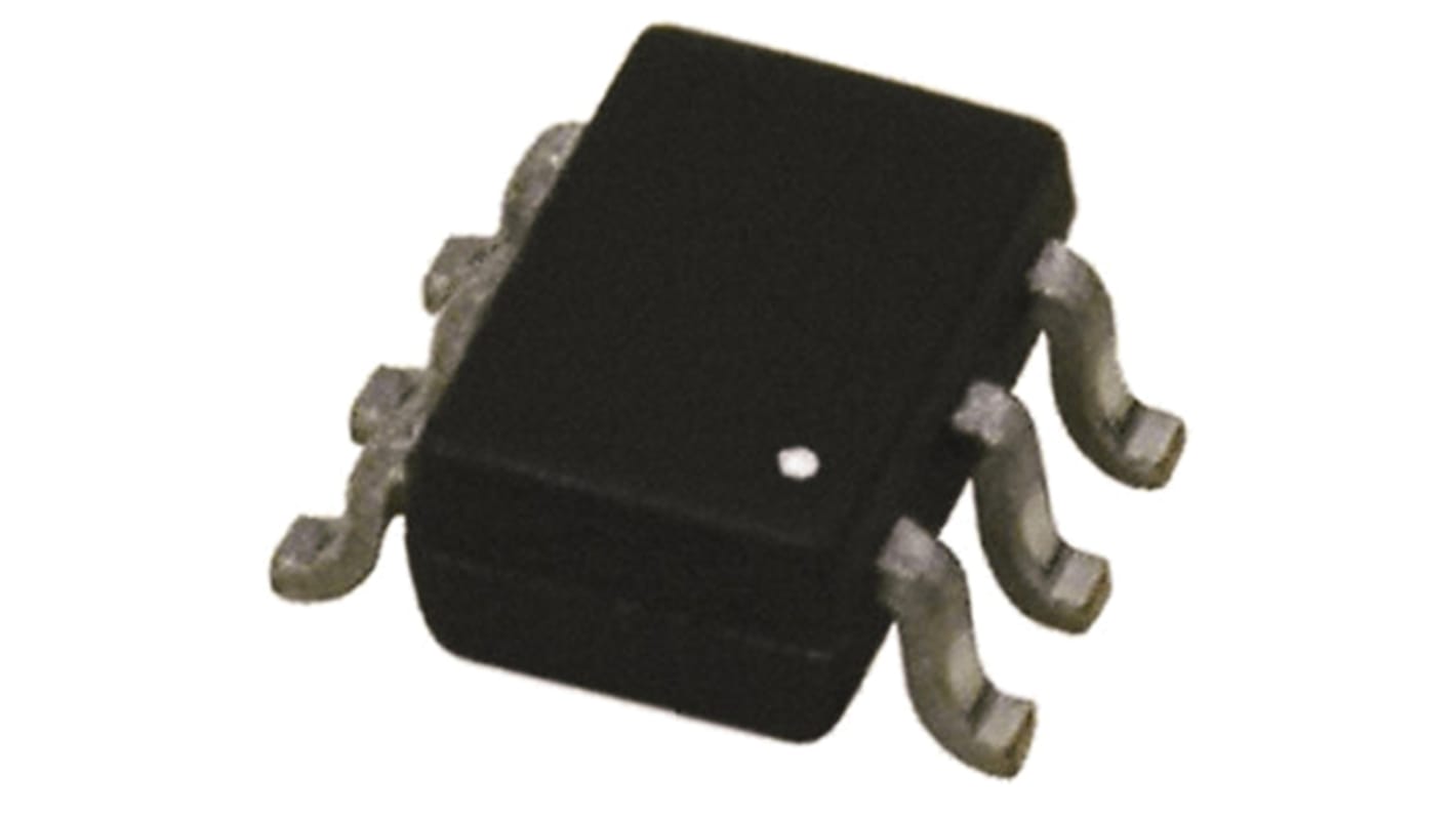 DiodesZetex DDC143ZU-7-F N-Kanal Dual, SMD MOSFET 50 V / 100 mA 200 mW, 6-Pin SOT-363