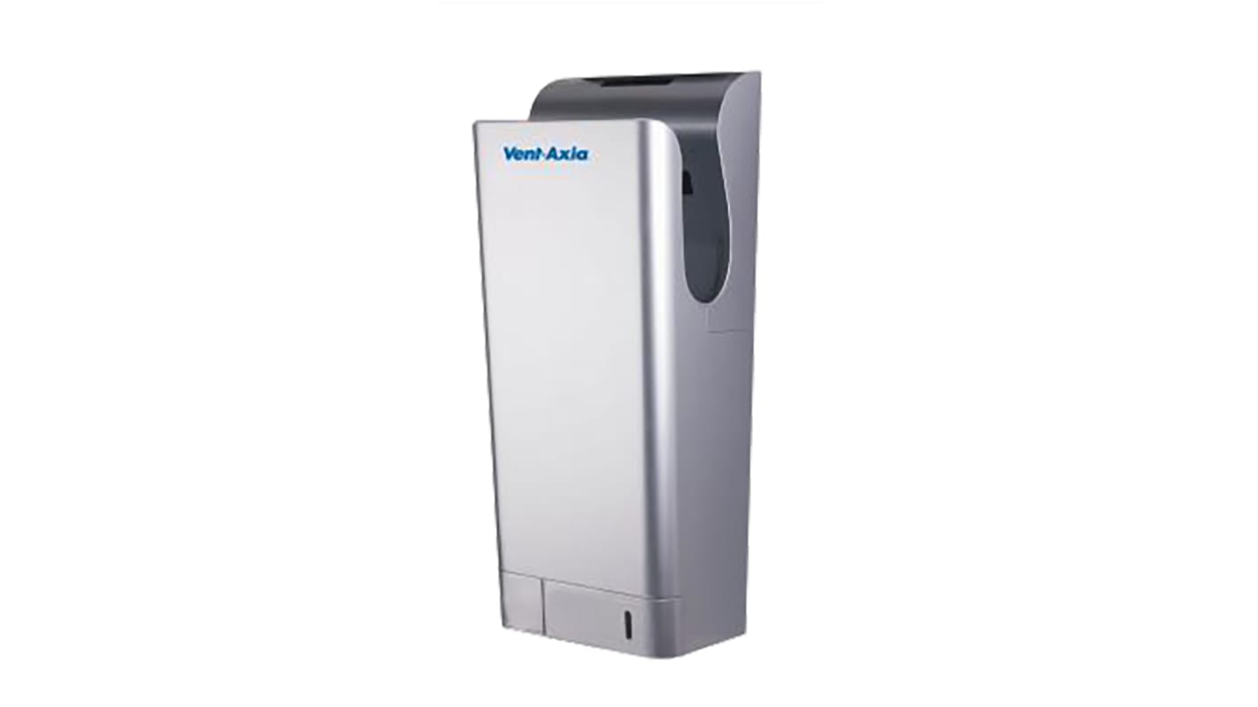 Secador de Manos Vent-Axia Jet Dry Plus Automático 2.05kW Bactericida, Satinado, 225mm x 700mm x 300mm