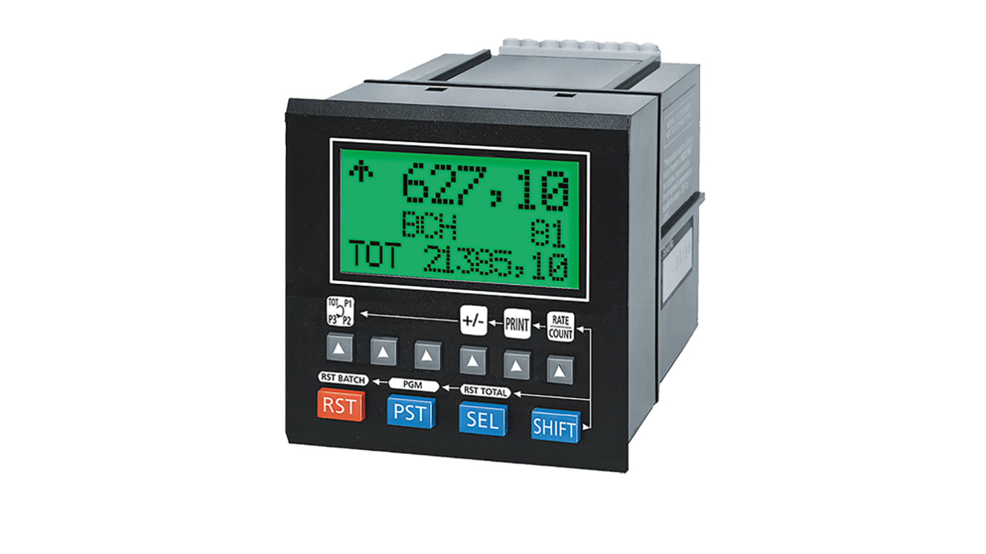 Trumeter 9100 Tæller med LCD Display, Forsyning: 85 → 265 V ac