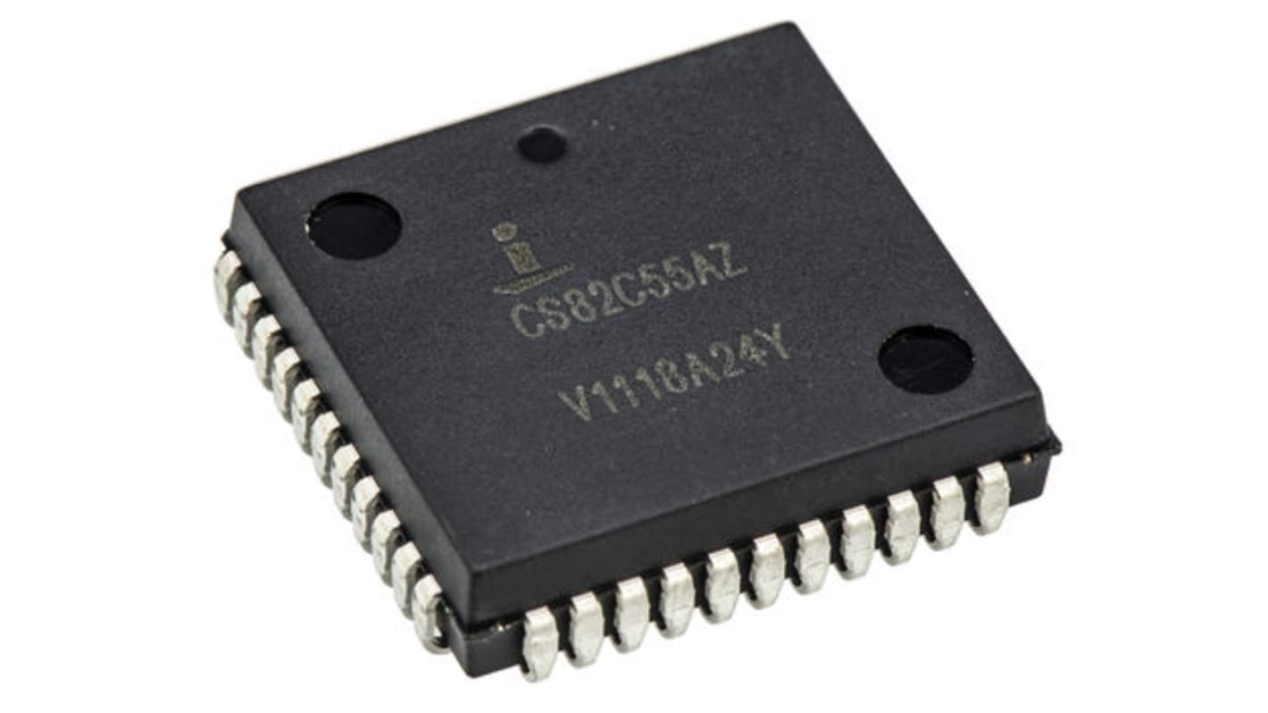 Renesas Electronics CS82C55AZ96, 24, IO Controller, 44-Pin PLCC