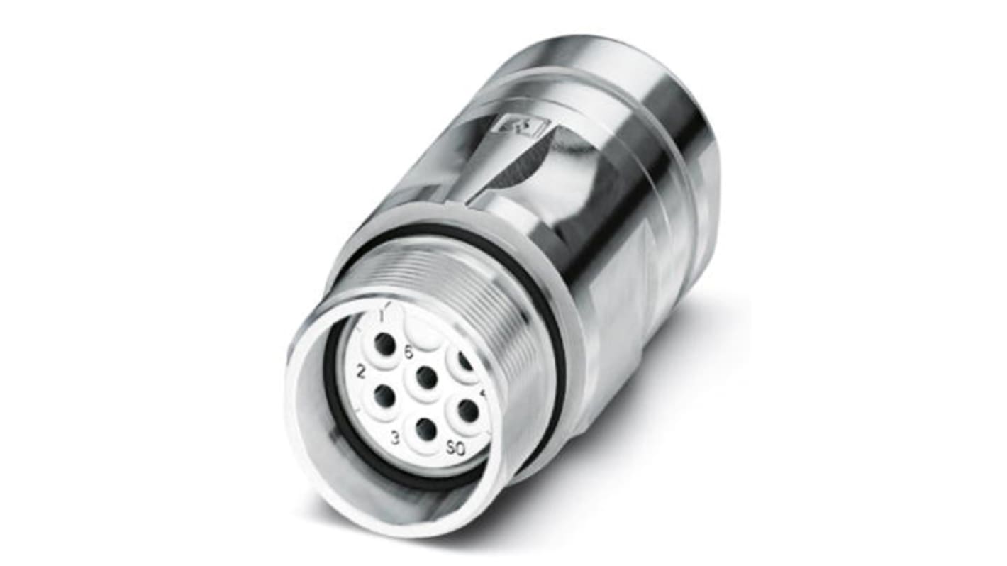 Phoenix Contact Circular Connector, 6 Contacts, Cable Mount, M23 Connector, Socket, Female, IP67, CA Series