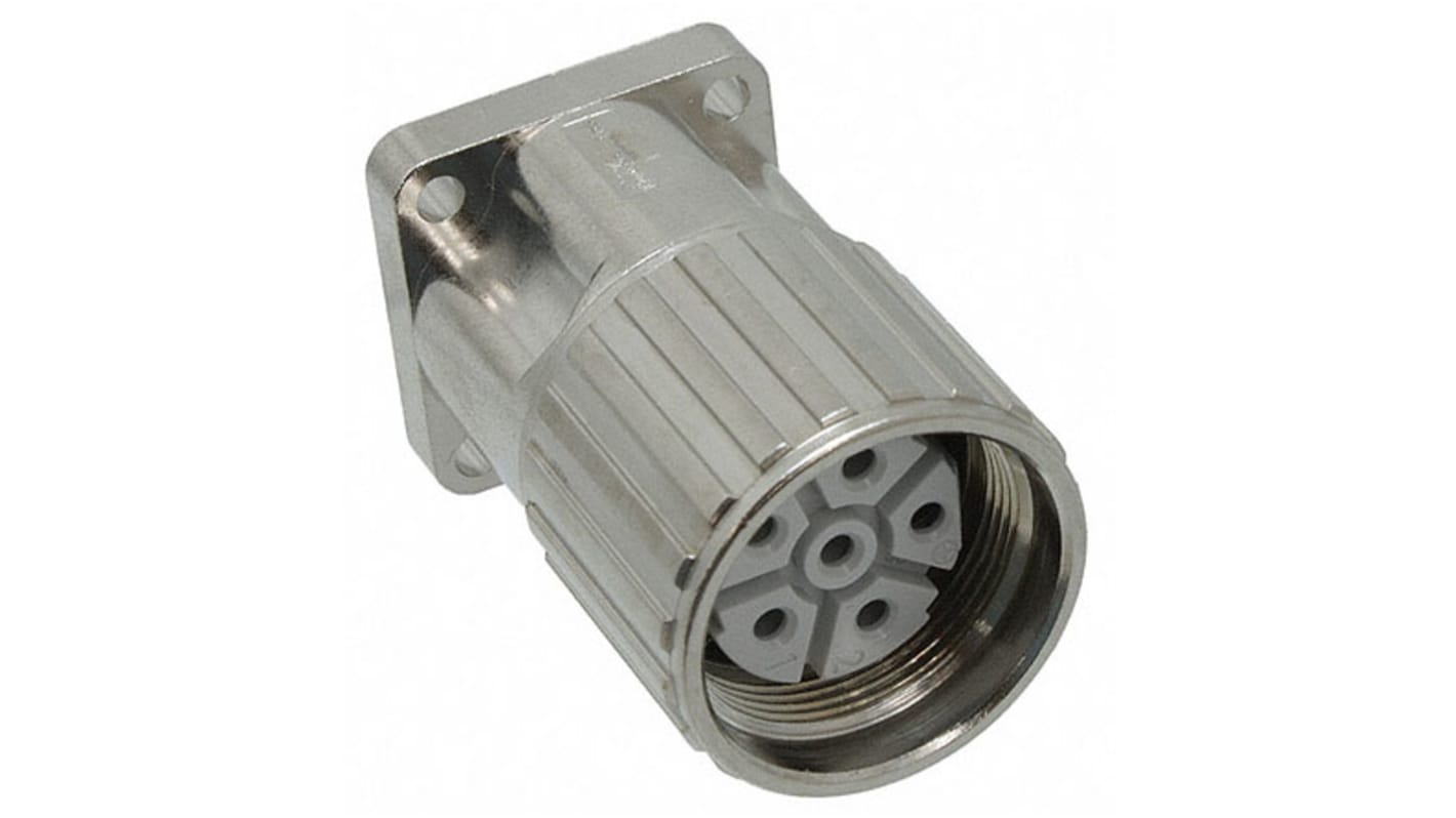 Conector circular Phoenix Contact hembra serie SF de 5 + PE vías hembra, tamaño carcasa M23, Montaje en Panel, IP67