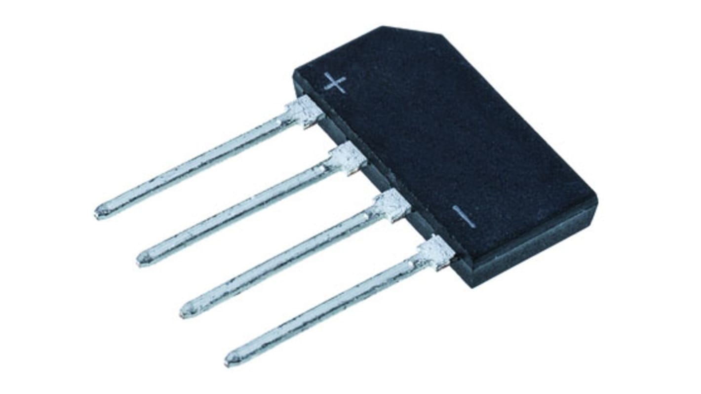 HY Electronic Corp Brückengleichrichter, 1-phasig 2A 1000V THT 1.1V 2GBJ 4-Pin 1mA