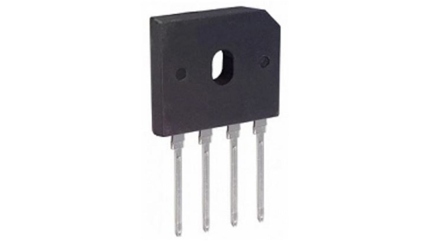 HY Electronic Corp 整流用 ブリッジダイオード 単相 4A, 600V, 22.3 x 3.56 x 18.8mm, GBU406