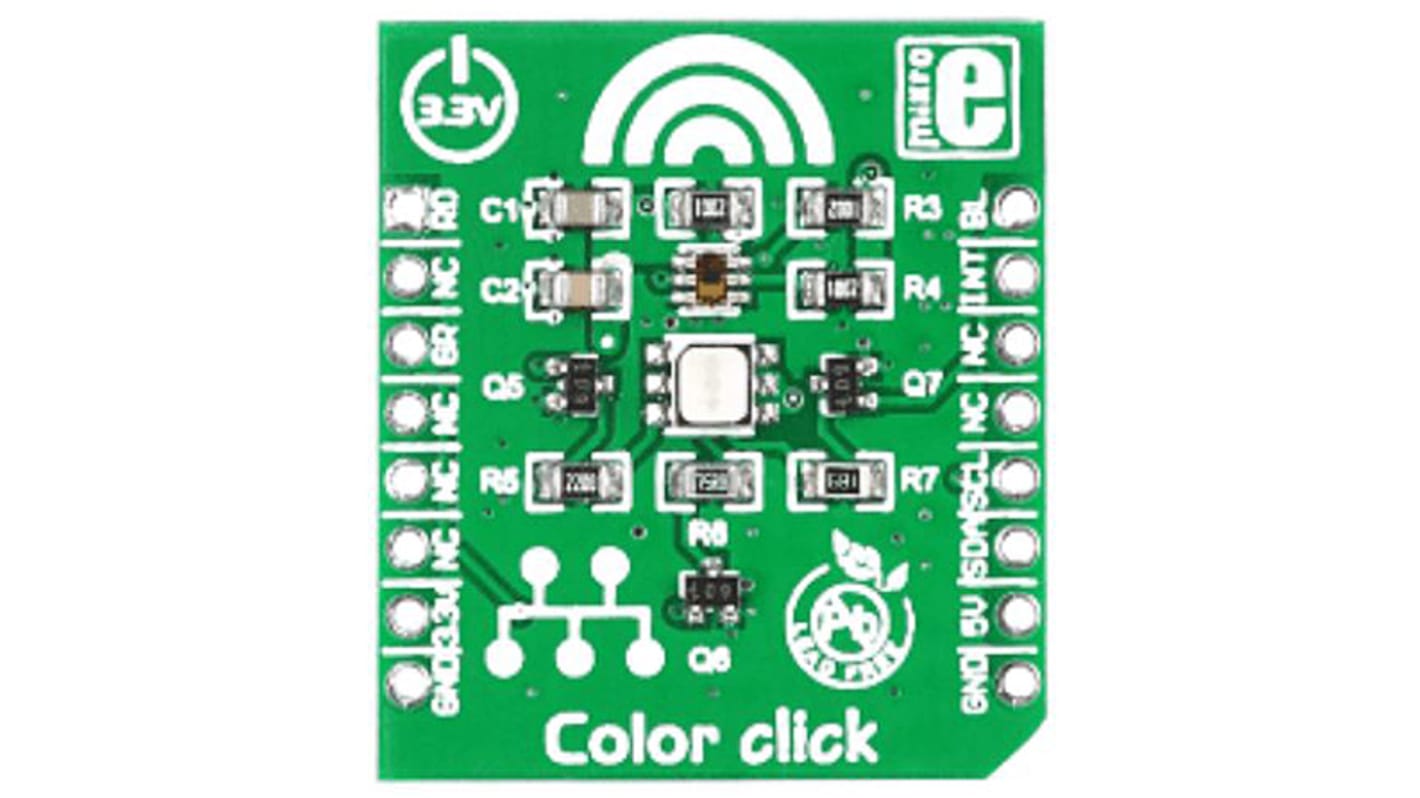 Placa complementaria MikroElektronika Colour Click RGBC - MIKROE-1438, para usar con MikroBUS