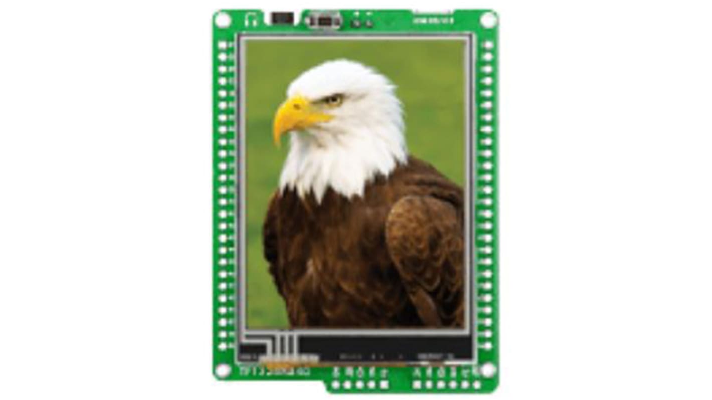 MikroElektronika, ディスプレイボード 2.8インチ TFT 開発ボード PIC33FJ256GP710A mikromedia for dsPIC33