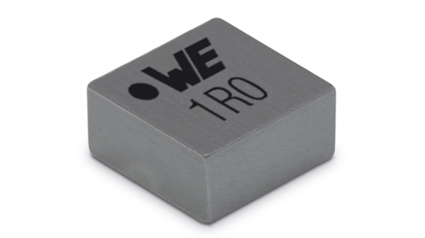 Wurth, WE-MAPI, 4020 Shielded Wire-wound SMD Inductor with a Magnetic Iron Alloy Core, 1.8 μH ±20% Moulded 4.6A Idc