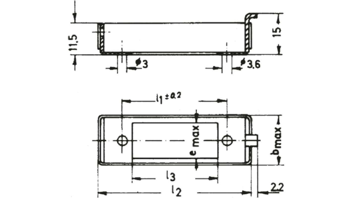 Obudowa złącza PCB Telegartner B0301