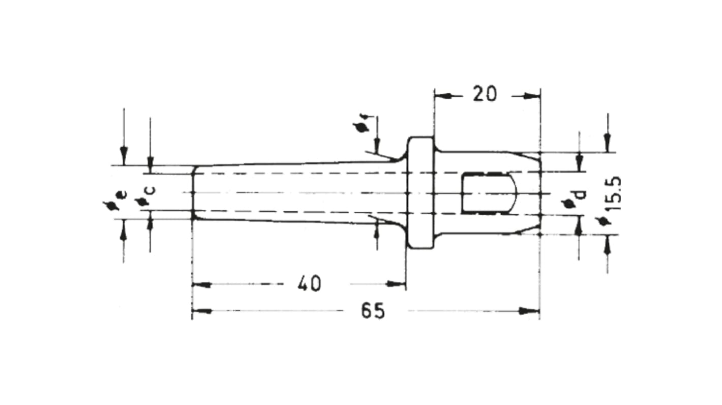 Collier anti-traction Telegartner à utiliser avec Boîtier 30/39