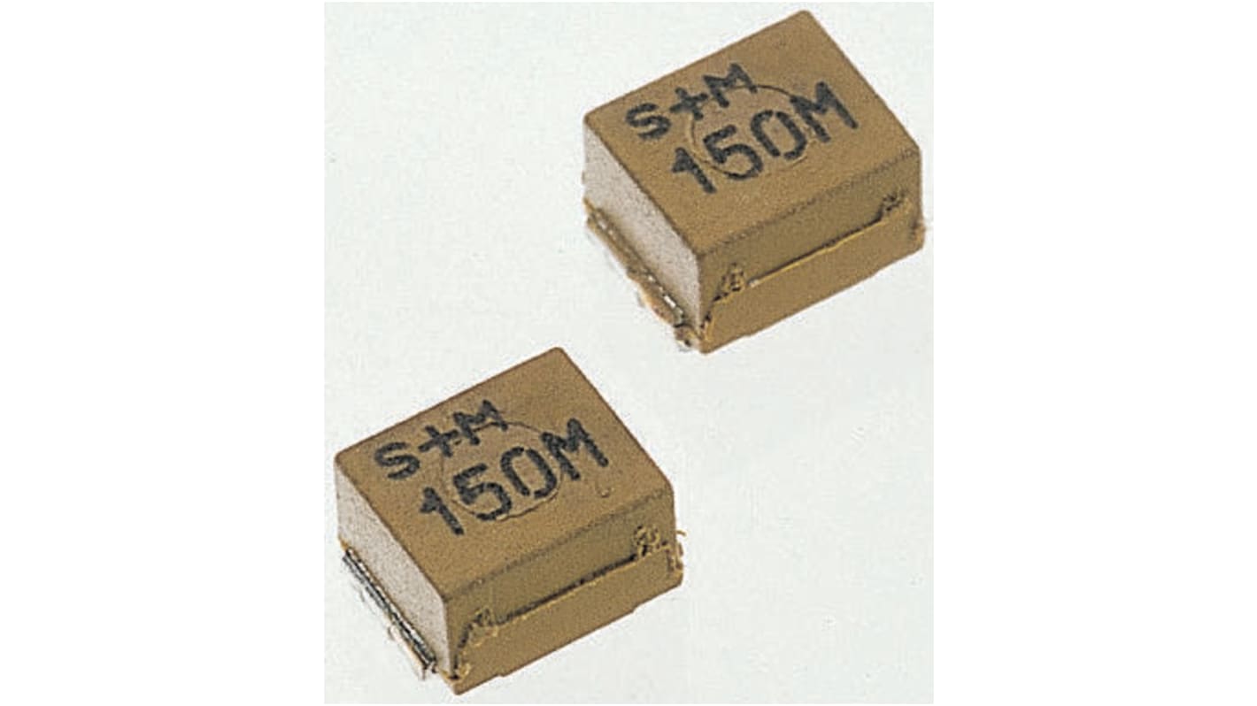 EPCOS, SIMID, 1210 (3225M) Wire-wound SMD Inductor with a Ferrite Core, 10 μH ±10% Wire-Wound 500mA Idc Q:12