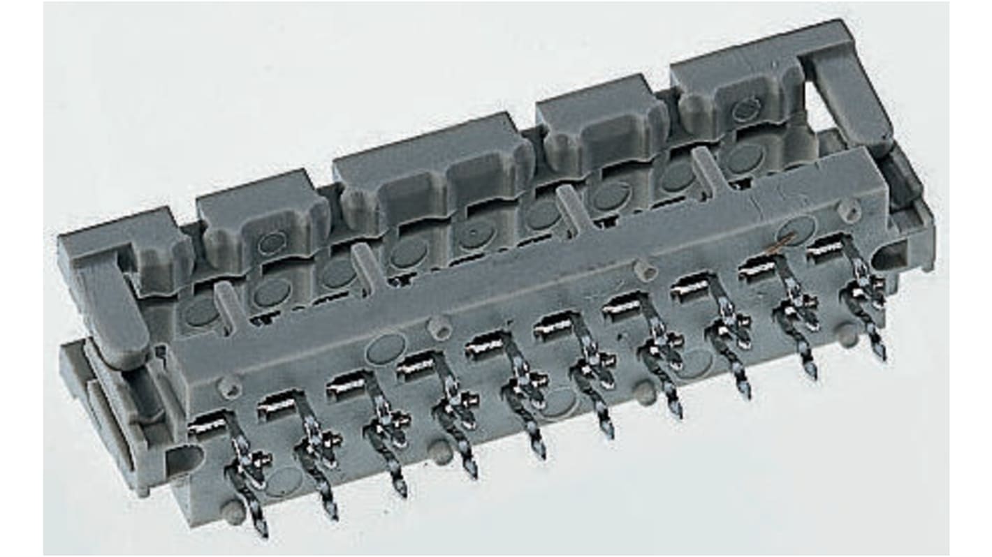 TE Connectivity 10-Way IDC Connector Plug for Cable Mount