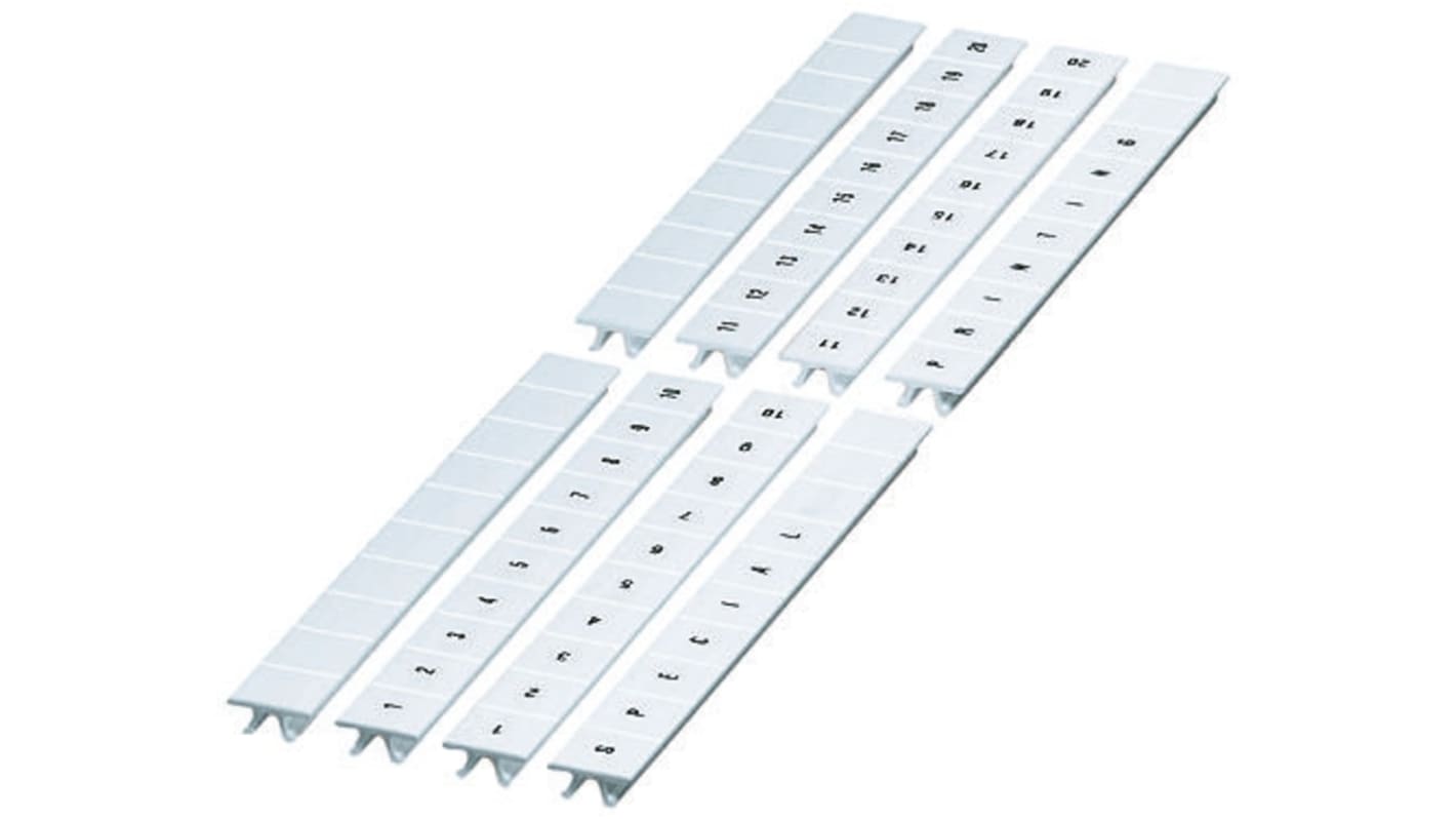 Phoenix Contact, ZB Marker Strip for use with Terminal Blocks