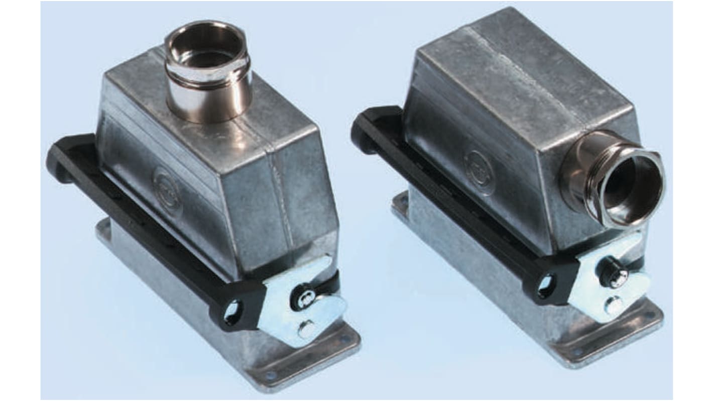 Carcasa para conector industrial con entrada lateral EPIC serie H-B, con rosca PG29