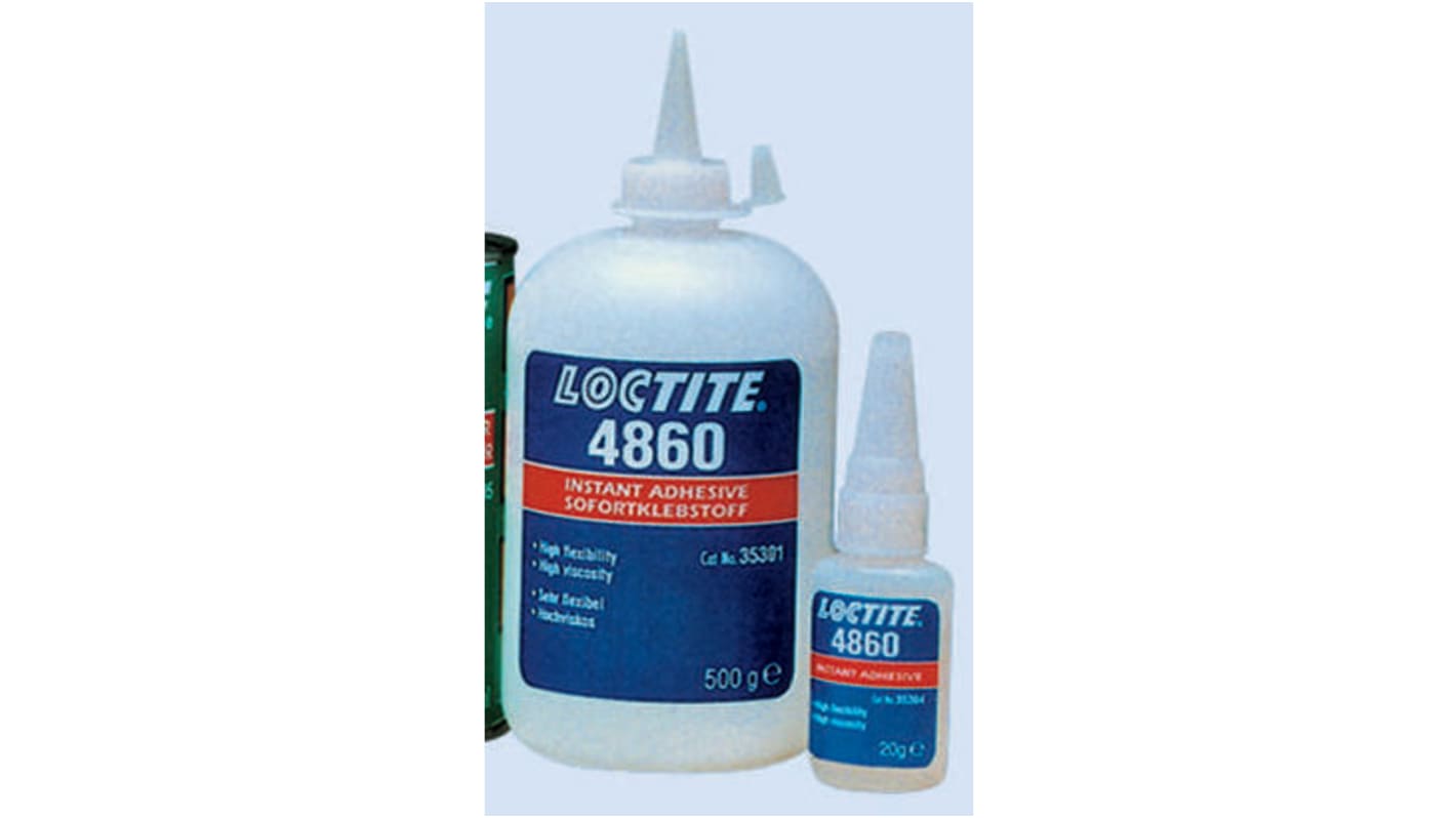 Loctite 4860 Sekundenkleber Cyanacrylat Flüssig transparent, Flasche 20 g