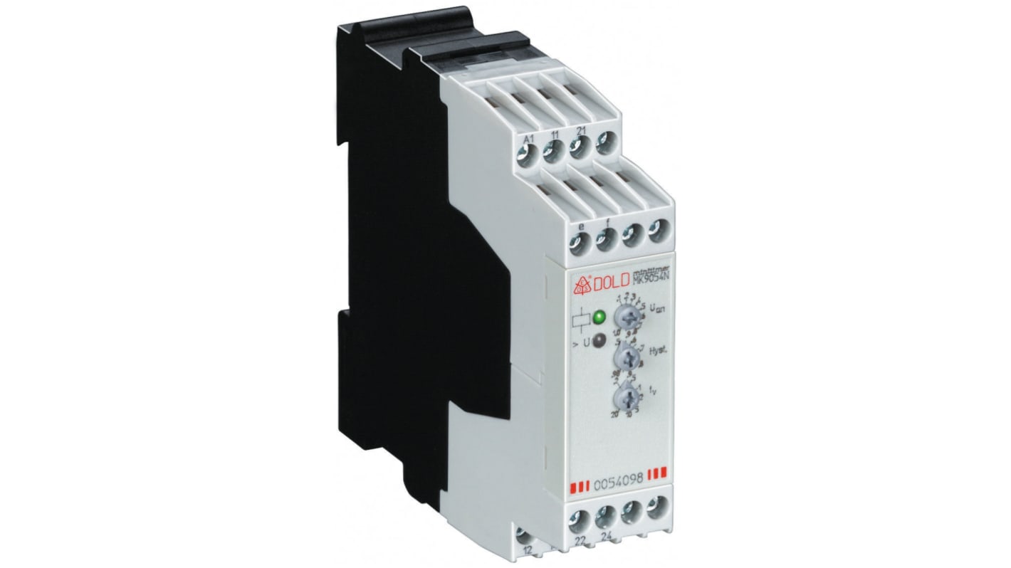 Dold Current Monitoring Relay with DPDT Contacts, 230 V ac