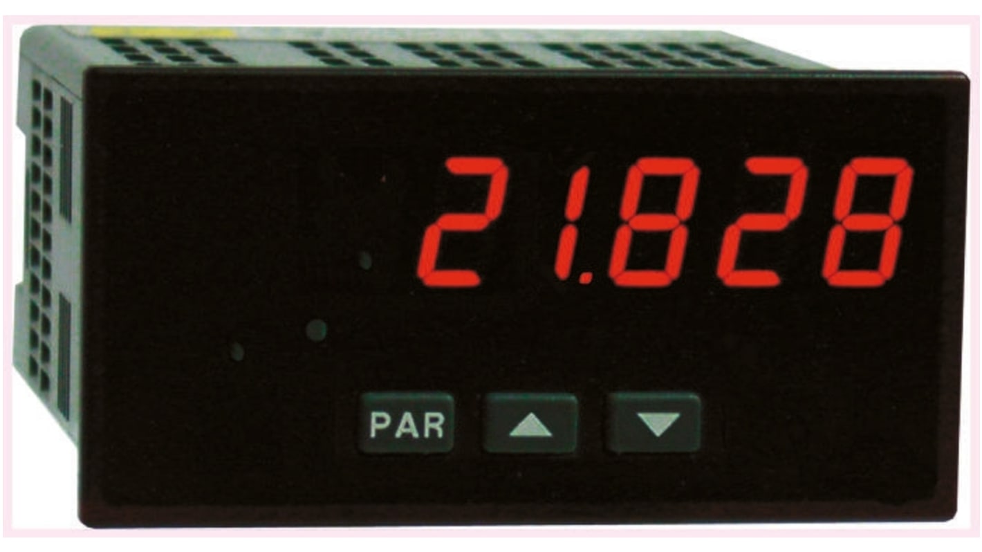 Compteur Red Lion Secondes 85→250 V c.a. LED 6 digits