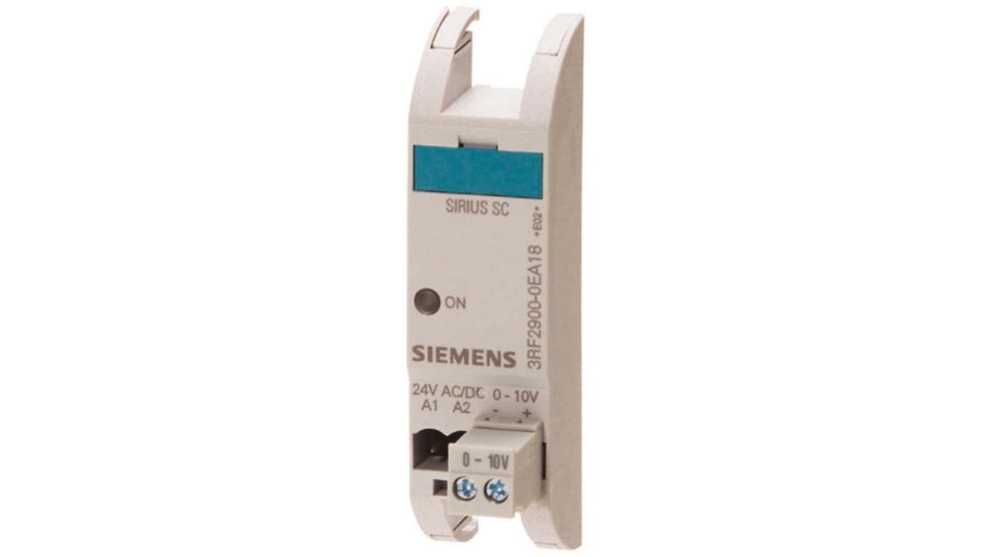 Siemens optocsatoló 3RF2900-0EA18 24 V 25 mA DIN-sín -25°C +60°C 83.5mm 22.5mm 38mm