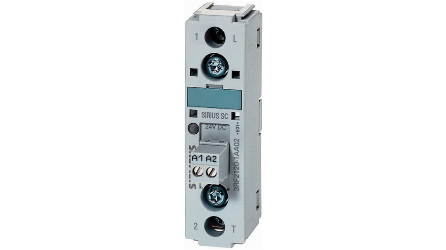 Siemens Solid State Relay, 70 A Load, Panel Mount, 600 V Load, 24 V dc Control