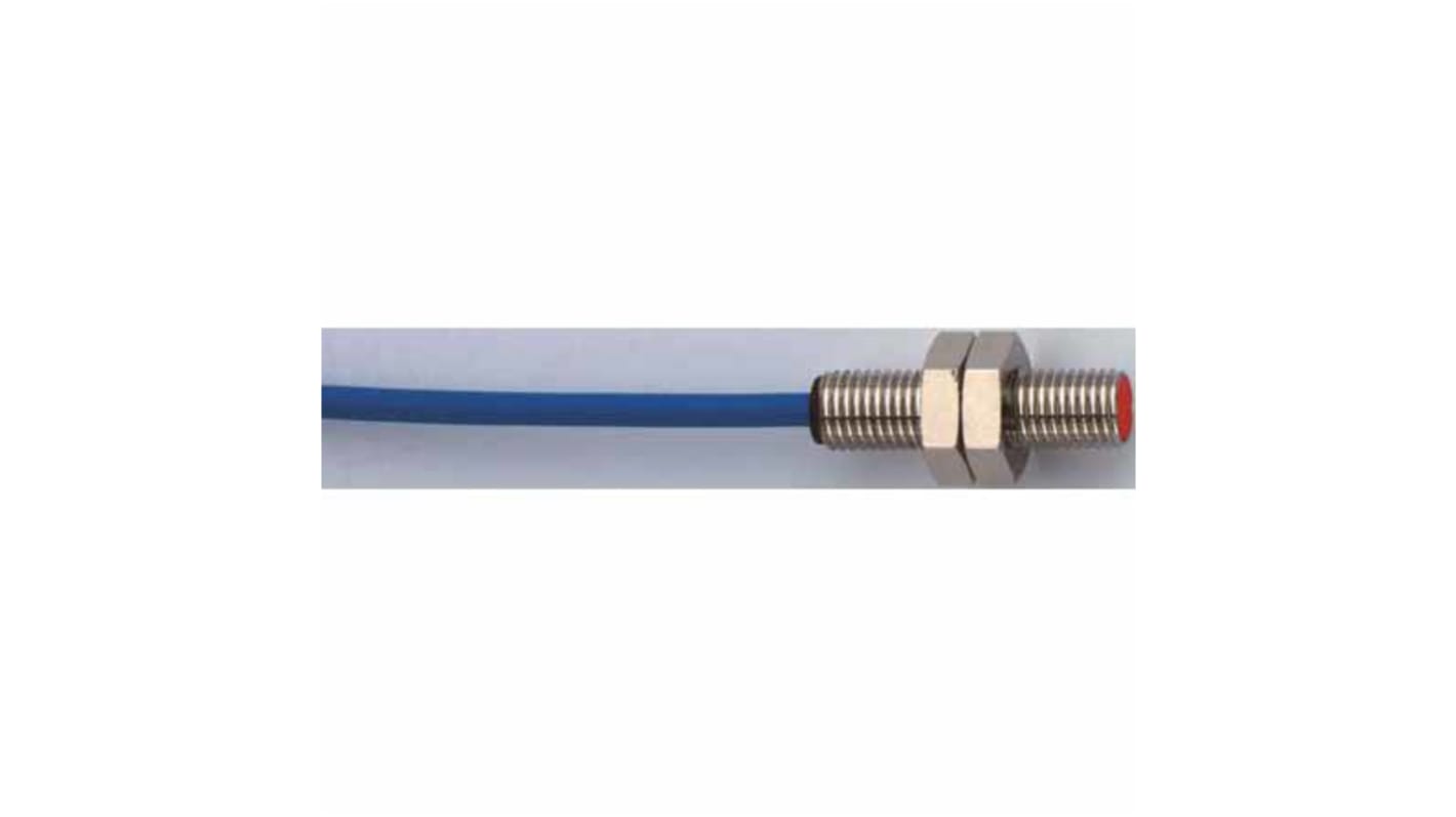 ifm electronic Inductive Barrel-Style Proximity Sensor, M18 x 1, 5 mm Detection, NAMUR Output, 7.5 → 30 V dc,