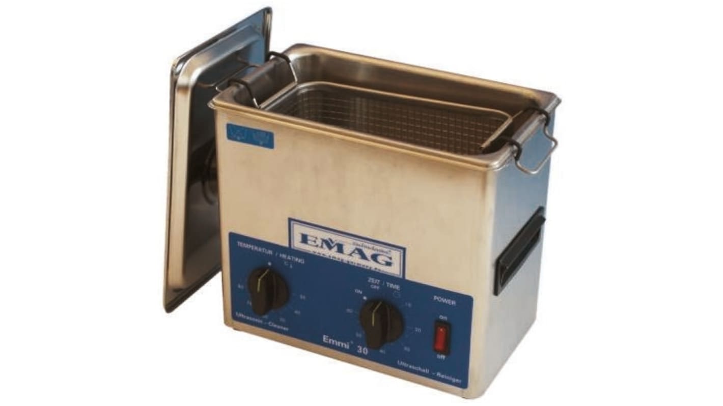 Emag EMMI-40 Ultrasonic Cleaning Tank, 200W, 4L