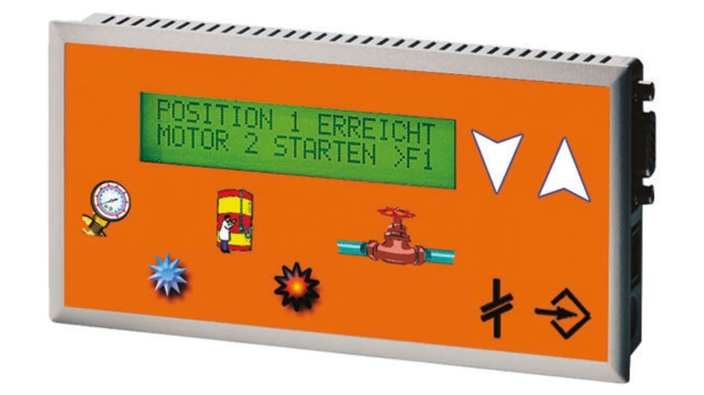 Siemens Backlit LCD HMI Terminal, Membrane Keyboard, 24 V dc Supply, 148 x 76 x 28 mm