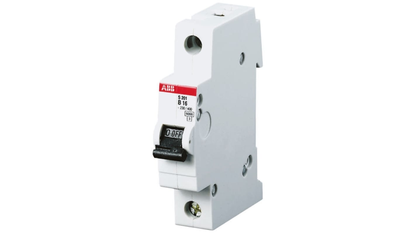 ABB S200 MCB Leitungsschutzschalter Typ B, 2-polig 13A 440V, Abschaltvermögen 6 kA System Pro M Compact