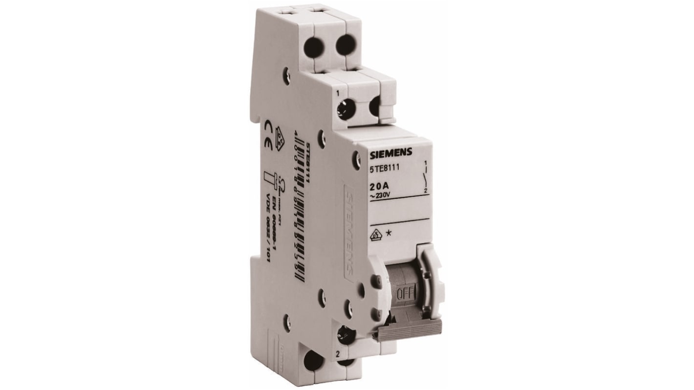 Siemens 3P Pole Isolator Switch - 20A Maximum Current