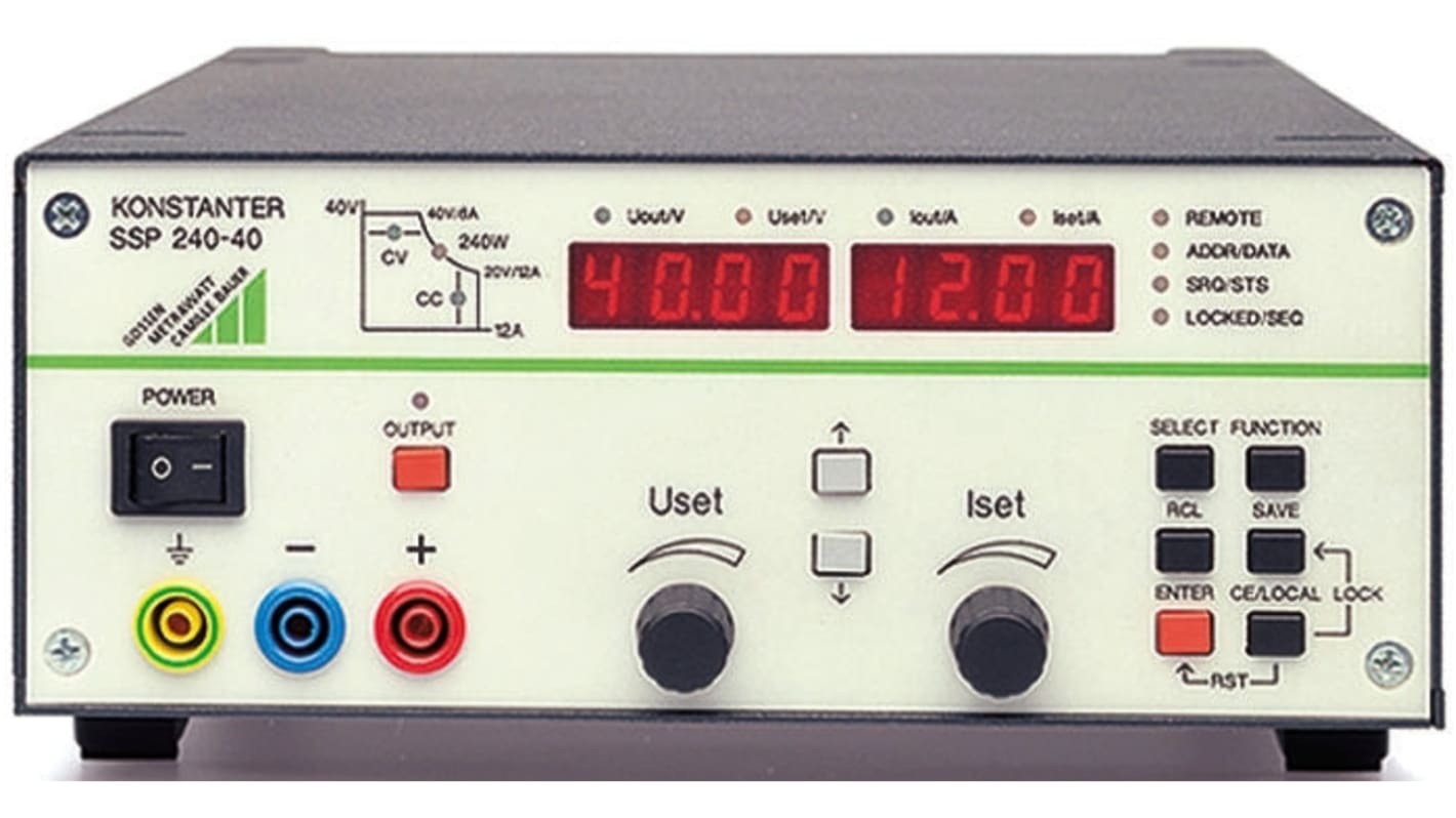 Zasilacz laboratoryjny 0 → 40V 0 → 12A Gossen Metrawatt 240W