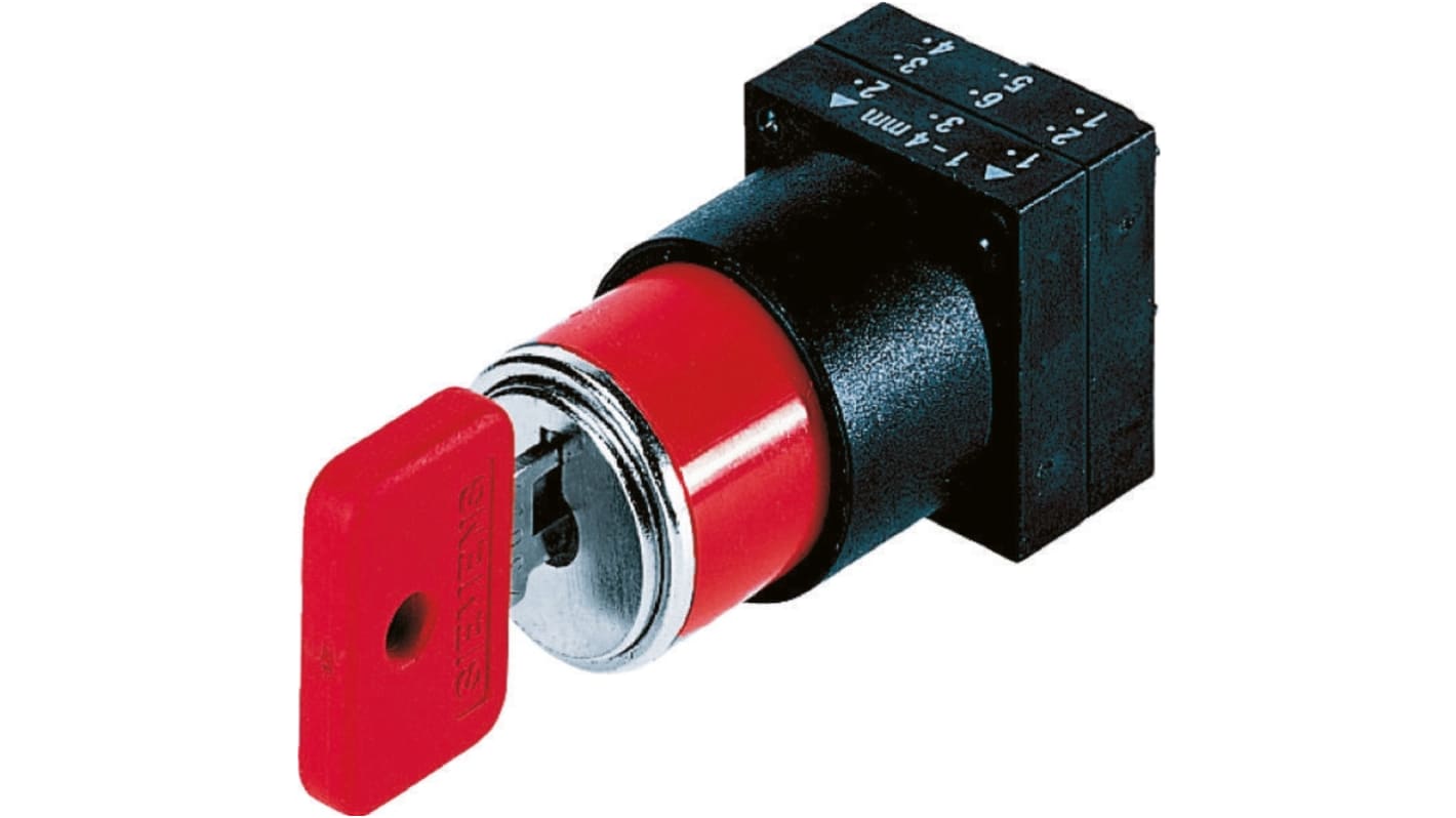 Siemens 3SB3 2 Position Key Switch Head Latching