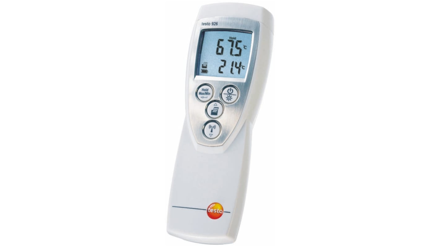 Thermomètre numérique Testo 926, 1 voie de mesure pour T