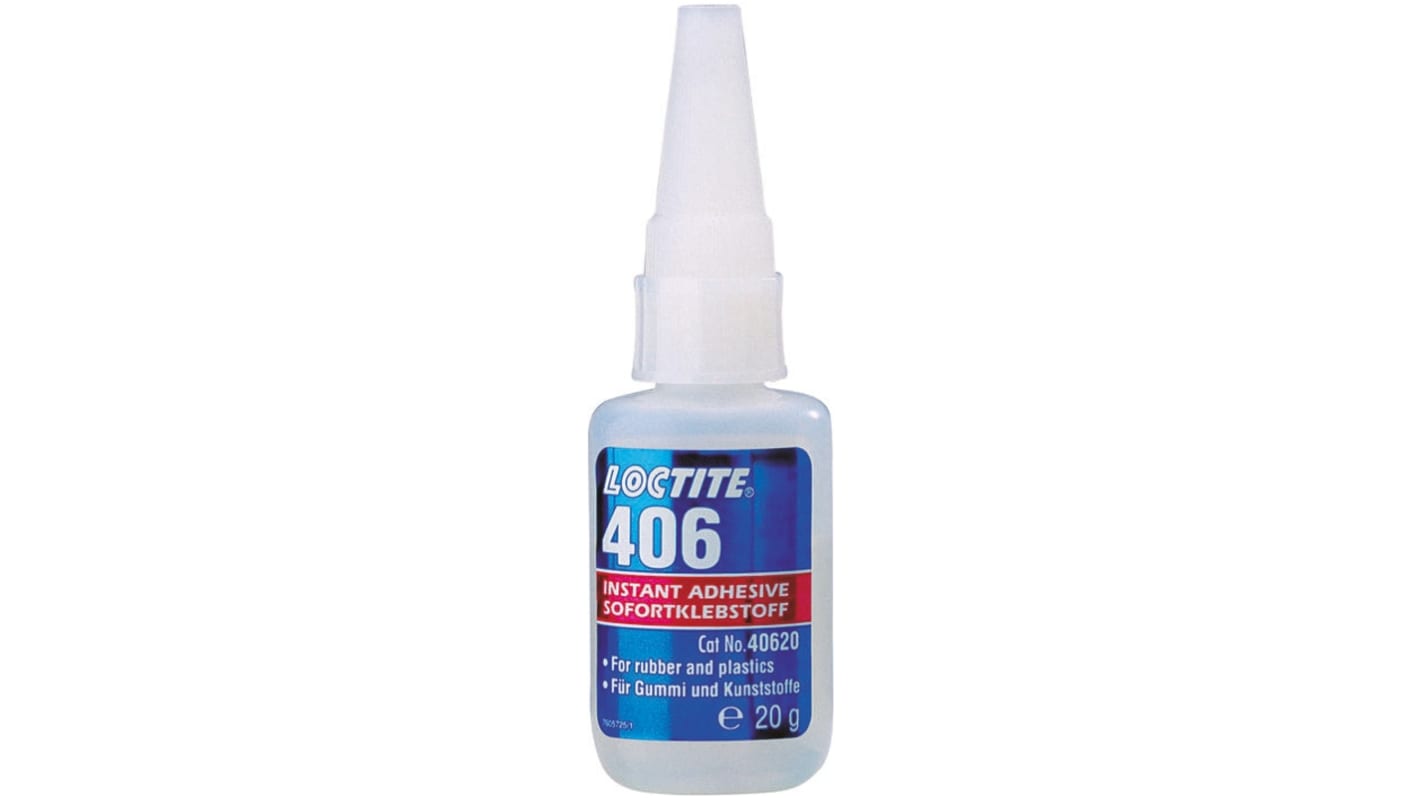 Loctite 406 Instant Adhesive Glue .70 oz for Plastic & Rubber (10pk)  (161-C6)