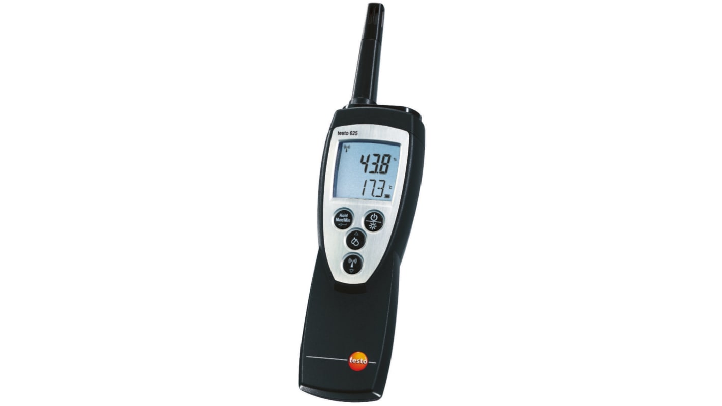 0563 6251 Testo 625 Handheld Hygrometer, ±2.5 RH Accuracy, +1370°C
