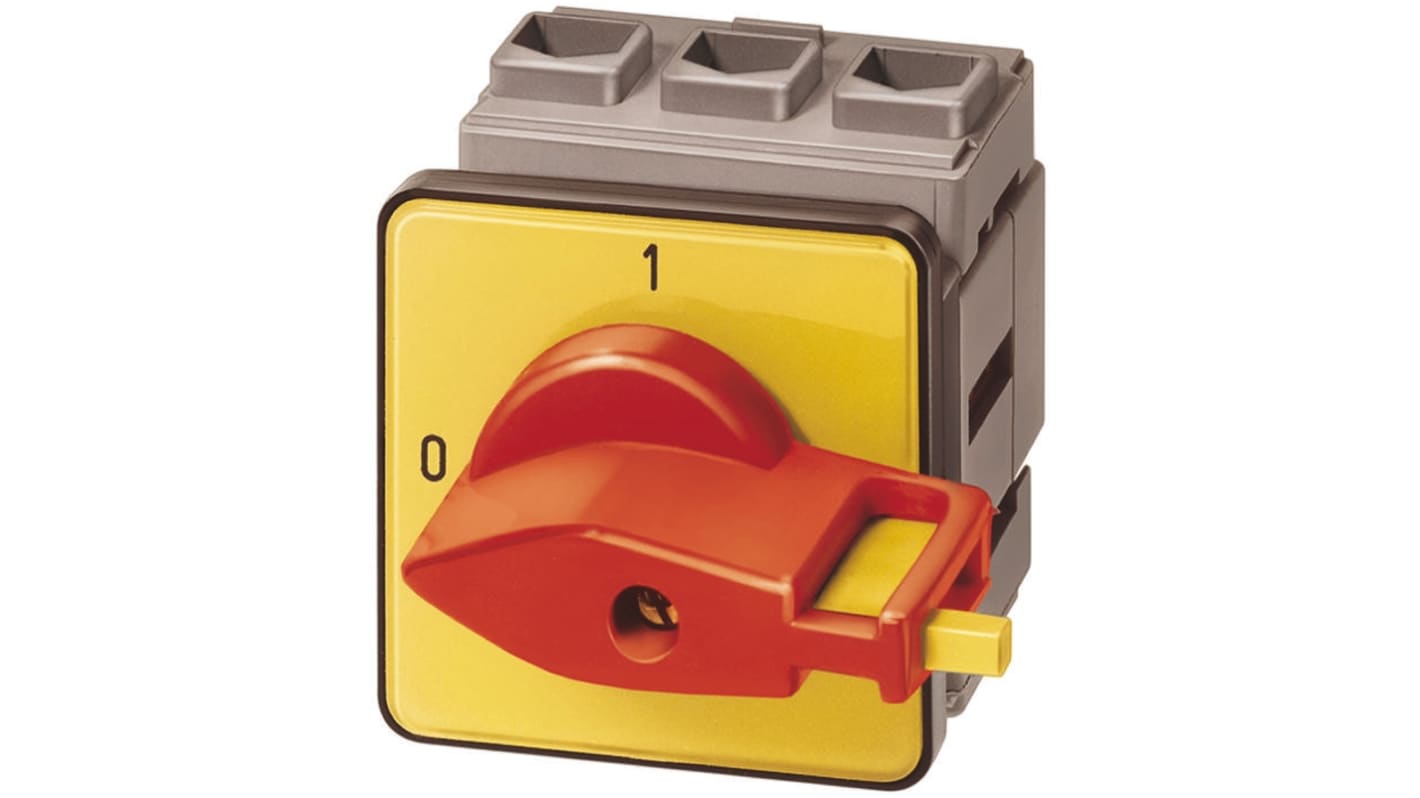 Siemens 3P Pole Panel Mount Isolator Switch - 32A Maximum Current, 11.5kW Power Rating, IP65