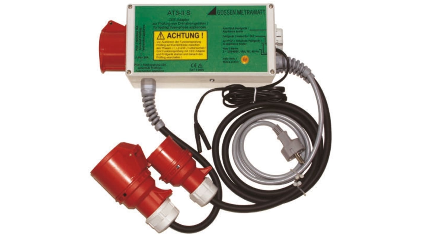Gossen Metrawatt Z745T PAT Testing Adapter, For Use With SECUTEST S II | RS