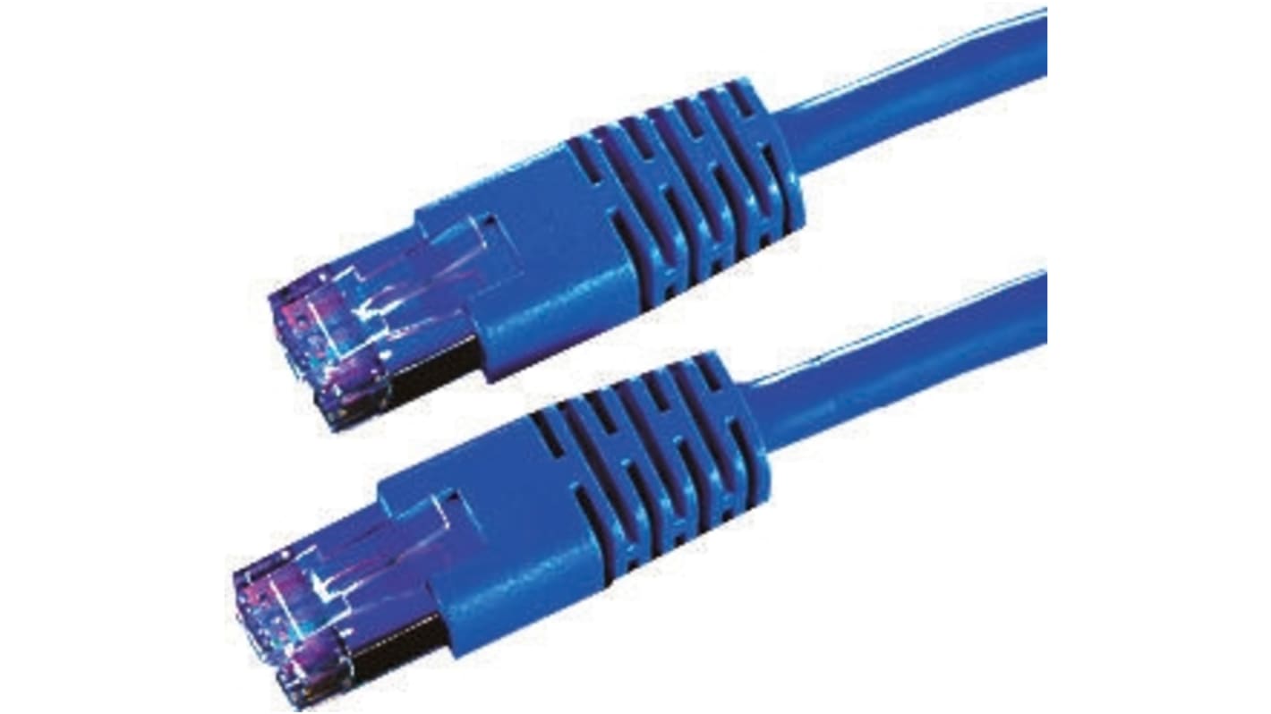 Cavo Ethernet Cat5e (S/FTP) Roline col. Blu, L. 10m, Con terminazione