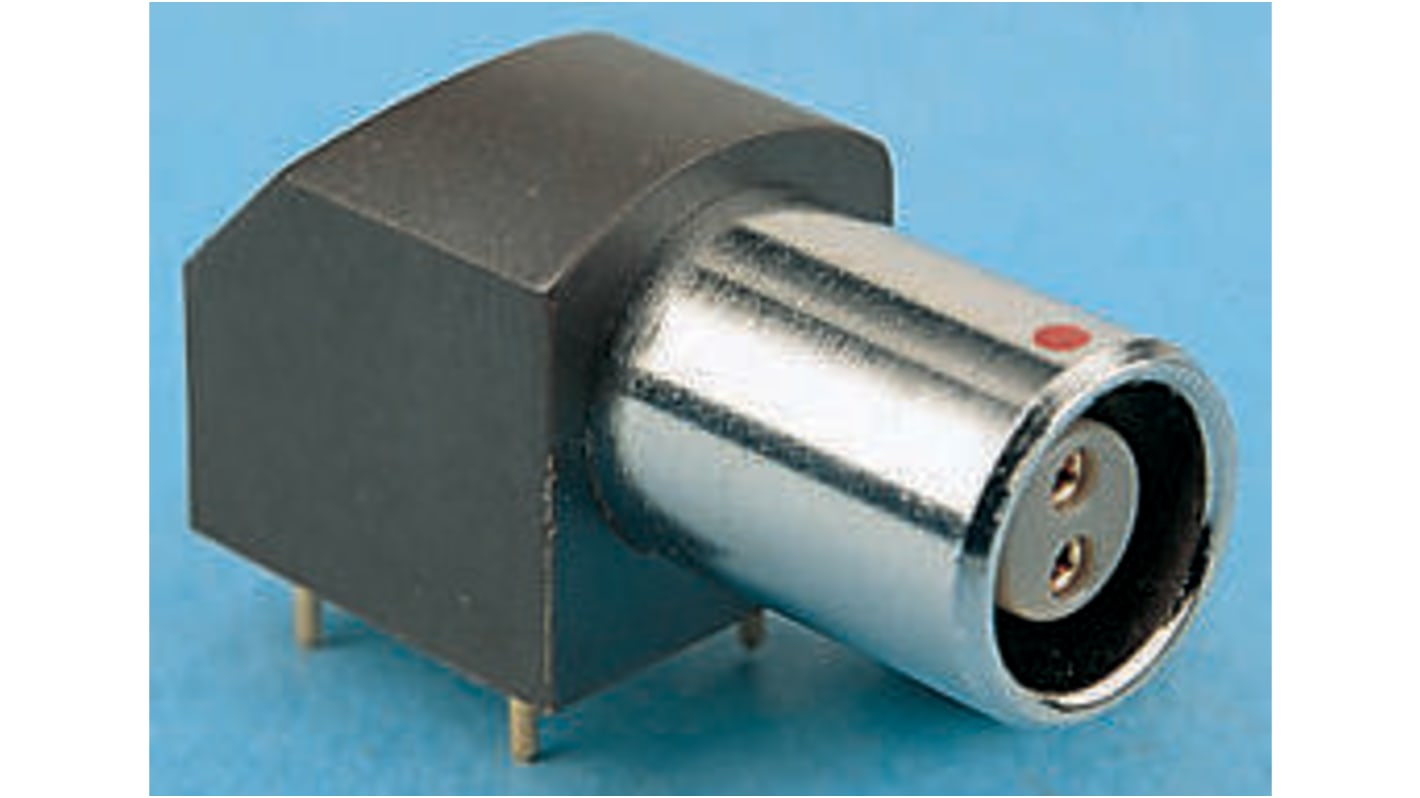 Lemo Circular Connector, 7 Contacts, Panel Mount, Socket, Female, IP50, 1B Series