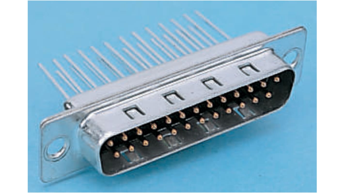 Conector D-sub HARTING, Serie 0967, paso 2.76mm, Recto, Montaje en Panel Mount, Macho, Terminación Espiral de Cable
