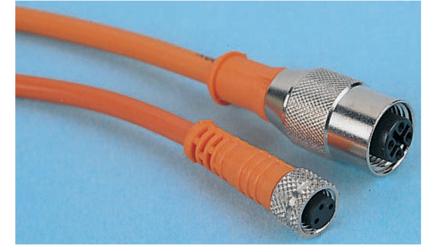 Cable de conexión Lumberg Automation, con. A M12 Hembra, 5 polos, con. B Sin terminación, cod.: A, long. 2m, 50 VAC,