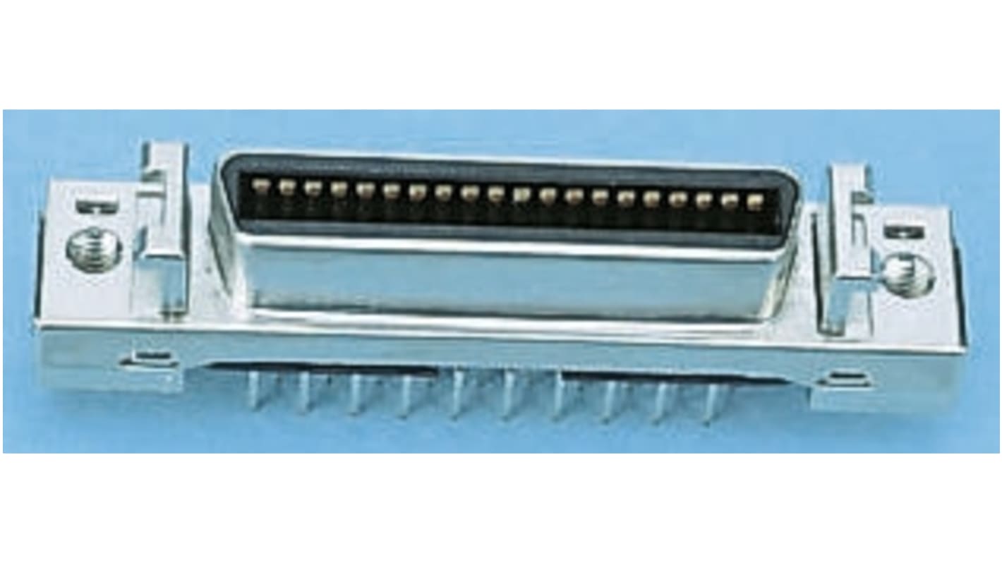 3M 102 Series Straight Through Hole Mount PCB Socket, 14-Contact, 2-Row, 1.27mm Pitch, Solder Termination