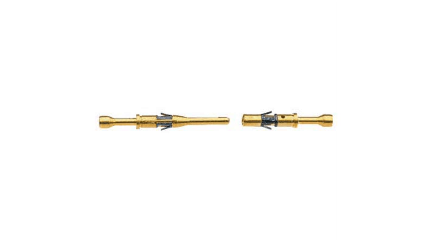 Contacto de crimpado macho ITT Cannon serie Trident, de Latón, sección máx. 24 AWG, 0.2mm²