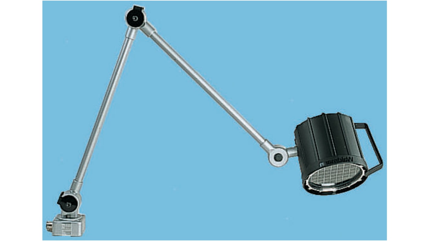 Waldmann Halogen Machine Light, 24 V ac/dc, 60 W, Adjustable Arm, 800mm Arm Length