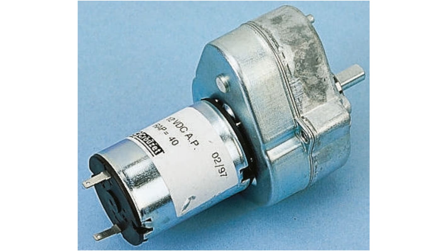 Crouzet Bürsten-Getriebemotor bis 2 Nm, 12 V dc / 3 W, Wellen-Ø 6mm, 54.2mm x 79.6mm