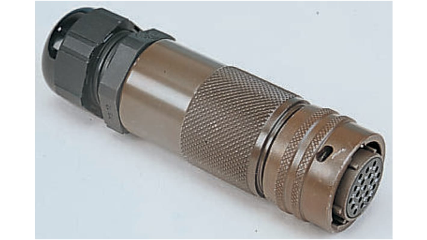Amphenol Socapex, 451 MIL Spec Circular Connector Plug, Socket Contacts,Shell Size 8, Bayonet Coupling, MIL-DTL-26482