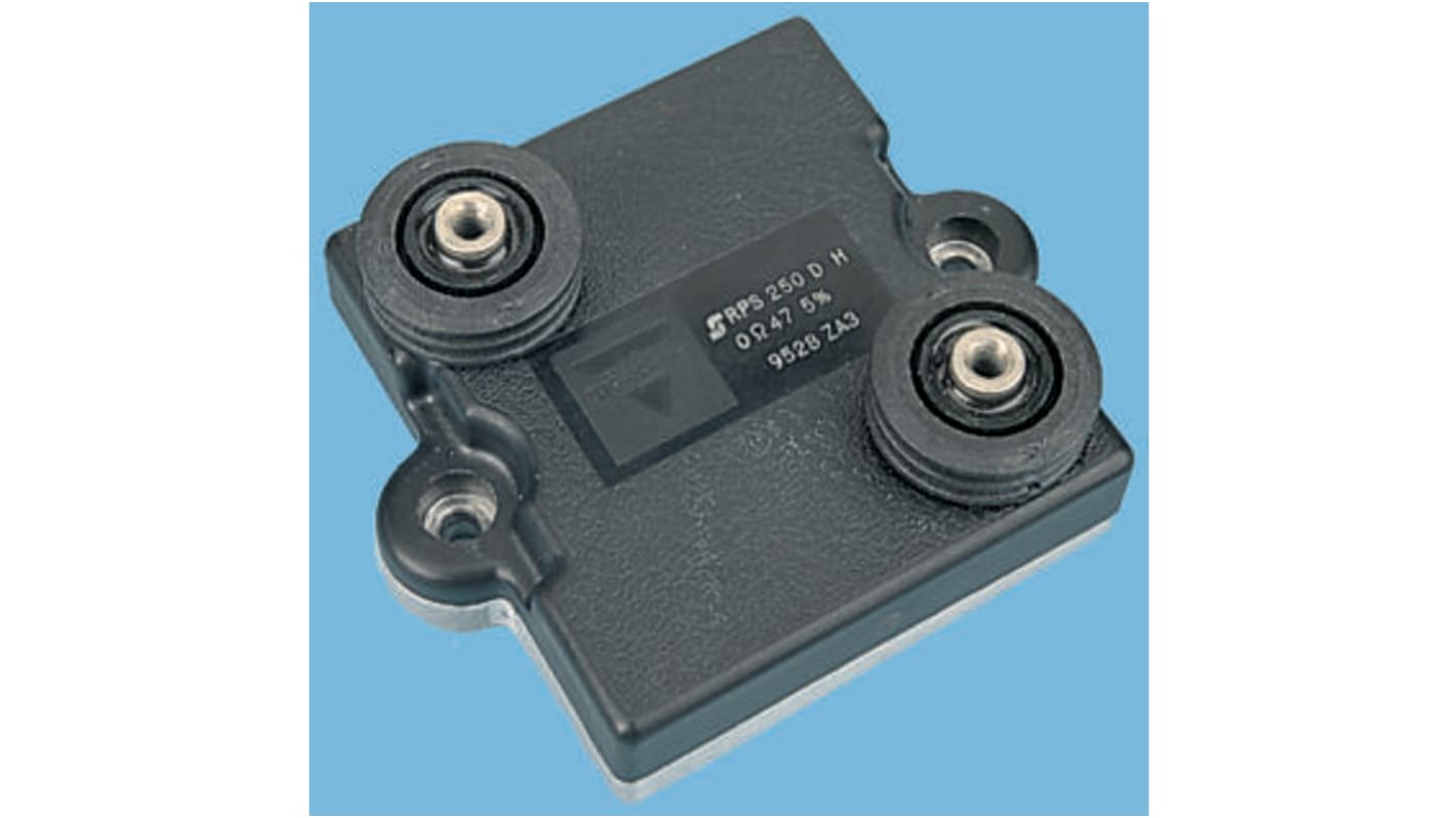 Vishay, 4.7Ω 500W Thick Film Chassis Mount Resistor RPS0500DH4R70JB ±5%