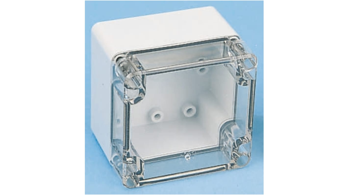 Fibox Transparent Polycarbonate Enclosure, IP66, IP67, 244 x 124 x 102mm