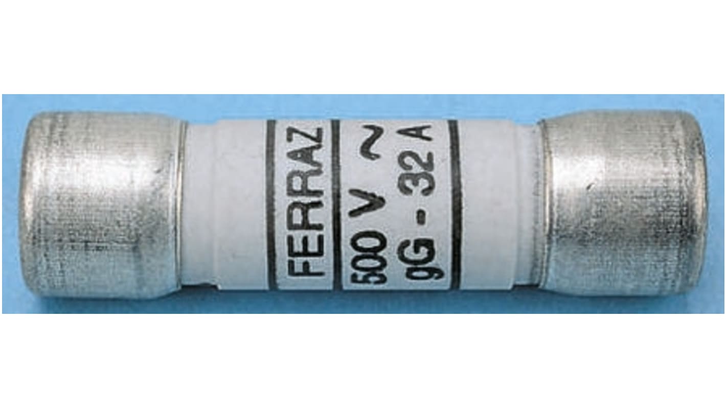 Mersen 8A Ceramic Cartridge Fuse, 14 x 51mm