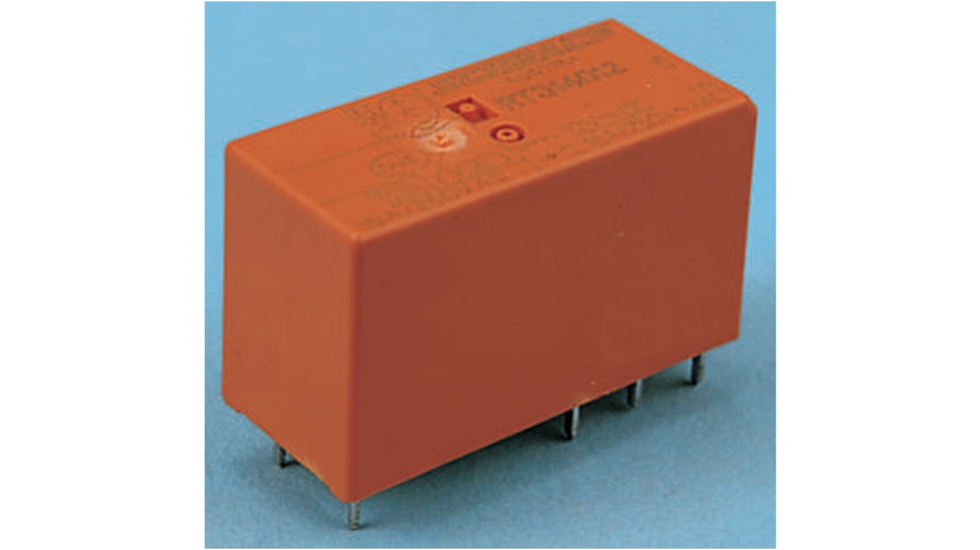 TE Connectivity PCB Mount Non-Latching Relay, 24V dc Coil, 16A Switching Current, SPST