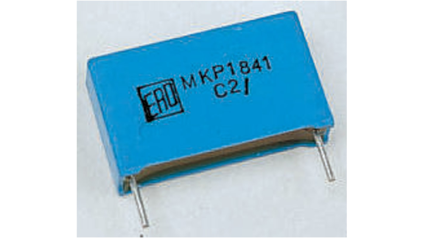 Vishay MKP1841 Polypropylene Film Capacitor, 2 kV dc, 700 V ac, ±5%, 4.7nF, Through Hole